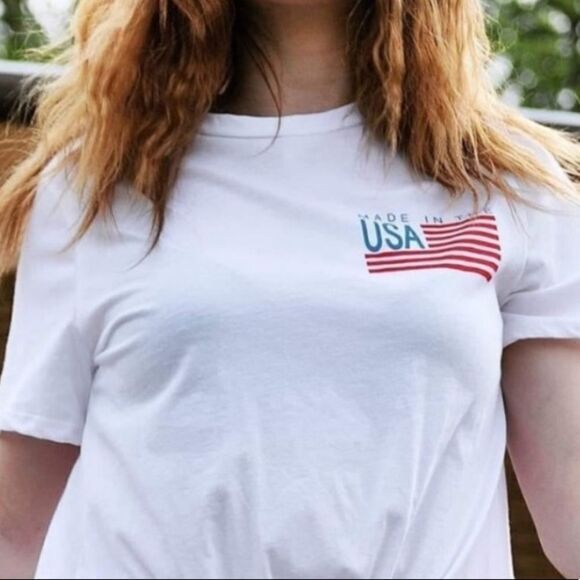 Front Tie “Made in the USA” Tee - Picture 4 of 13